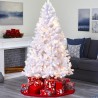 Árvore de Natal Artificial Clássica Branca Tradicional de 240cm Zermatt Saldos