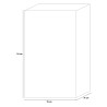 Móvel para Sala de estar Moderno com 2 Portas e Espelho Brilhante Elise Estoque