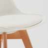 Mesa Redonda com 2 Cadeiras para Uso Interior 70x70cm Nordica Long Island 