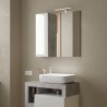 Espelho para Casa de Banho Parede com Luz LED Moderno Pilar BC 