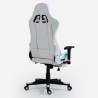 Poltrona de gaming escritório com apoio para os pés LED RGB ergonómica Pixy Comfort Compra