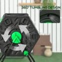 Compostor doméstico de jardim compostador rotativo 65L plástico Soyle Descontos