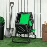 Compostor doméstico de jardim compostador rotativo 65L plástico Soyle Estoque