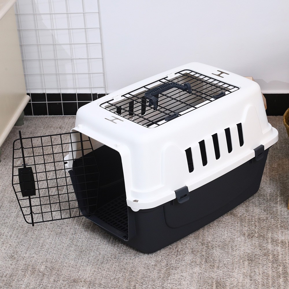 Caixa transportadora rígida para animais com tapete 40x58x38 Rexxy L