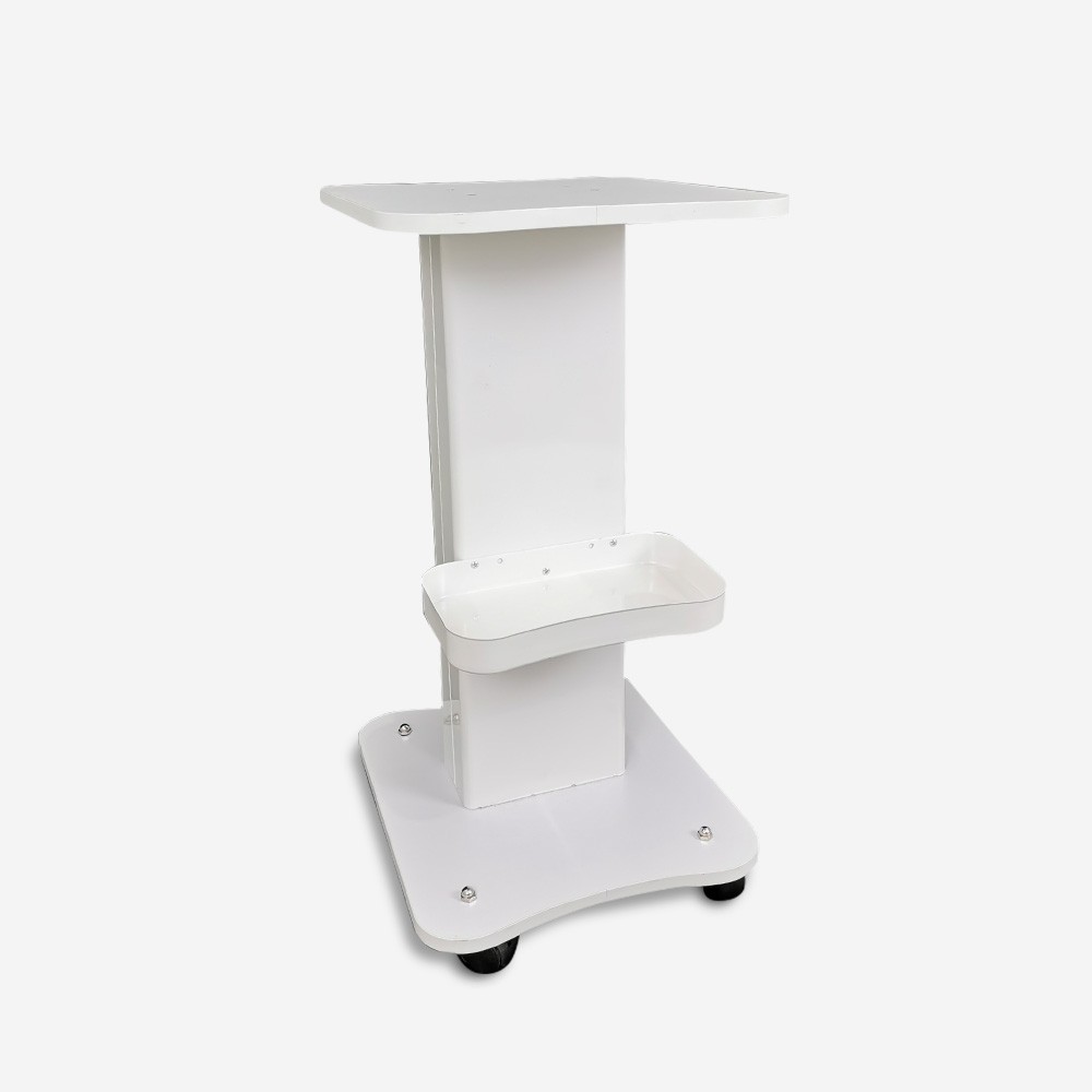 Carrinho organizador prático para esteticista branco 35 cm Pageboy