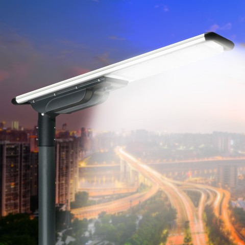 Iluminação solar de rua com sensor LED 60W controlo remoto Colter L Promoção