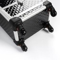 Mala trolley para maquilhagem profissional 2 gavetas e 4 rodas Cygnus Características