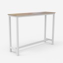 Mesa Alta para Bar Cozinha ou Entrada 140x37x100cm Edebel Modelo