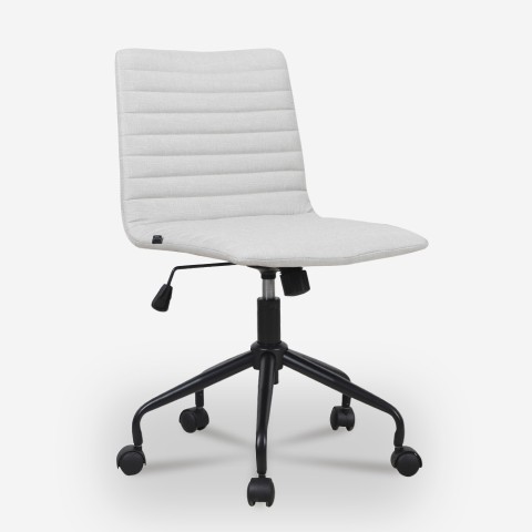 Cadeira de escritório secretária ergonómica regulável cinza Zolder Moon Promoção