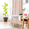 Cadeira design moderno polipropileno para cozinha sala de jantar Molkor Descontos