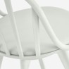 Cadeira design moderno polipropileno para cozinha sala de jantar Molkor 