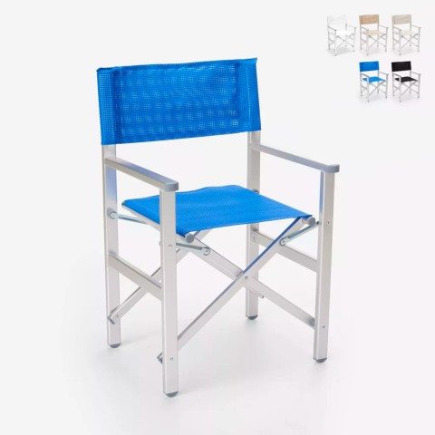 Cadeira Praia Dobrável Portátil Alumínio Confortável, Regista Gold Promoção