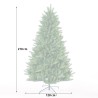 Árvore de Natal Grande de 210cm Clássica Artificial / Sintética Melk Descontos