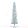 Árvore de Natal Artificial Sintética 210cm c/Neve Kalevala Descontos