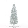 Árvore de Natal Verde 180cm, Efeito de Neve e Pinhas, Poyakonda Catálogo