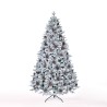 Árvore de Natal Artificial Sintética c/Neve e Pinhas 180cm Faaborg Descontos