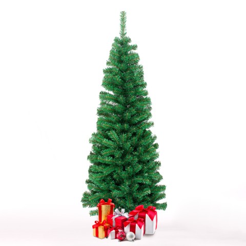 Árvore de Natal Artificial Sintética Alta 210cm Verde Clássico Vendyssel Promoção