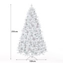 Árvore de Natal Sintética c/Neve Falsa de 210cm c/Pinheiros Bildsberg Catálogo