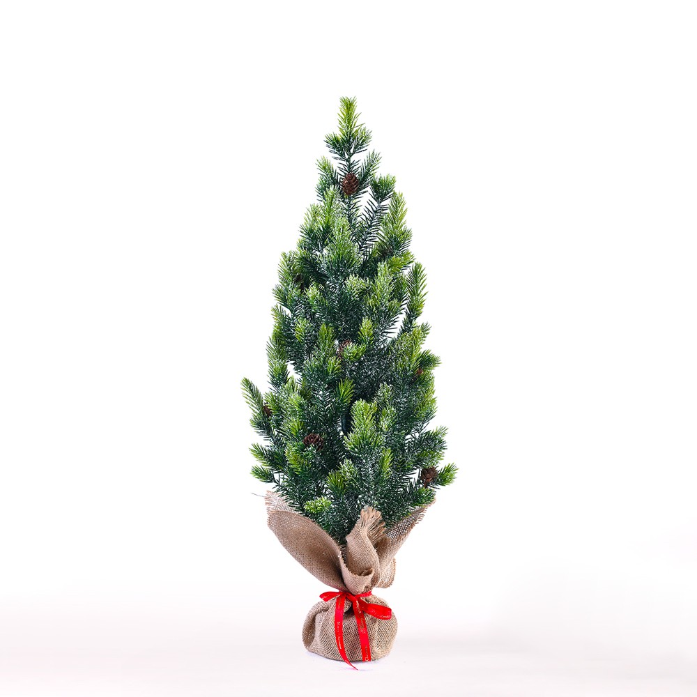 Árvore de Natal Artificial pequena de 50cm c/Pinhas e Neve falsa Stoeren