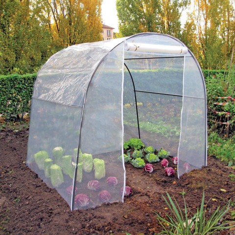 Serra de jardim túnel 200x150xh180cm lona PVC plantas flores Horta M Promoção