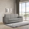 Sofá de 3 lugares capa tecido 208cm estilo moderno sala de estar Marrak 180 Medidas
