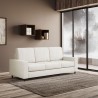 Sofá de Sala de Estar 3 Lugares em Tecido Moderno e Elegante 208cm Sakar 180 Medidas