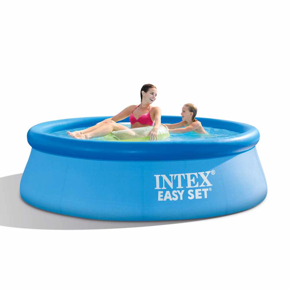 Intex 28112 Piscina Insuflável PV 244x76 Rotunda Bomba de Filtragem