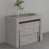 Conjunto de 2 Bancos Extensíveis de 66 a 290cm para Mesa de Jantar Pratika A + B Compra