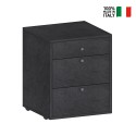 Armário Cómoda Elegante Moderno com Gavetas Madeira 47x45x61 Paul Descontos