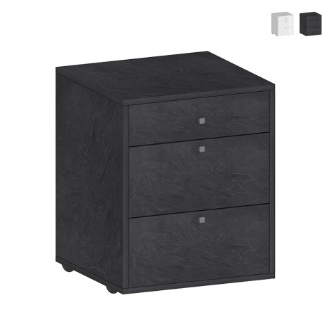 Armário Cómoda Elegante Moderno com Gavetas Madeira 47x45x61 Paul Promoção