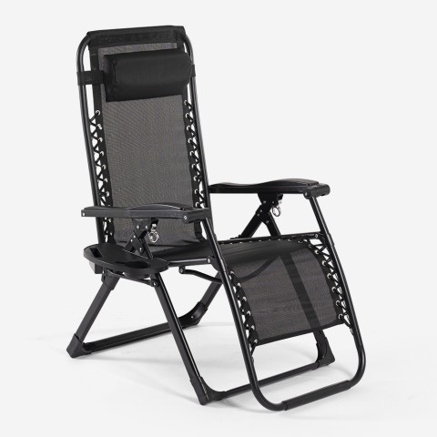 Cadeira Ergonómica Reclinável Moderna Jardim Acampamento Campismo Tyree Promoção