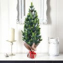 Árvore de Natal Artificial pequena de 50cm c/Pinhas e Neve falsa Stoeren Venda