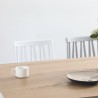 Mesa de Jantar Cozinha em Madeira Retangular 120x80cm Branca Ennis Oferta