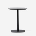Mesa Moderna de Jantar Bar Café Restaurante 60x60cm Madeira Metal Kells Catálogo
