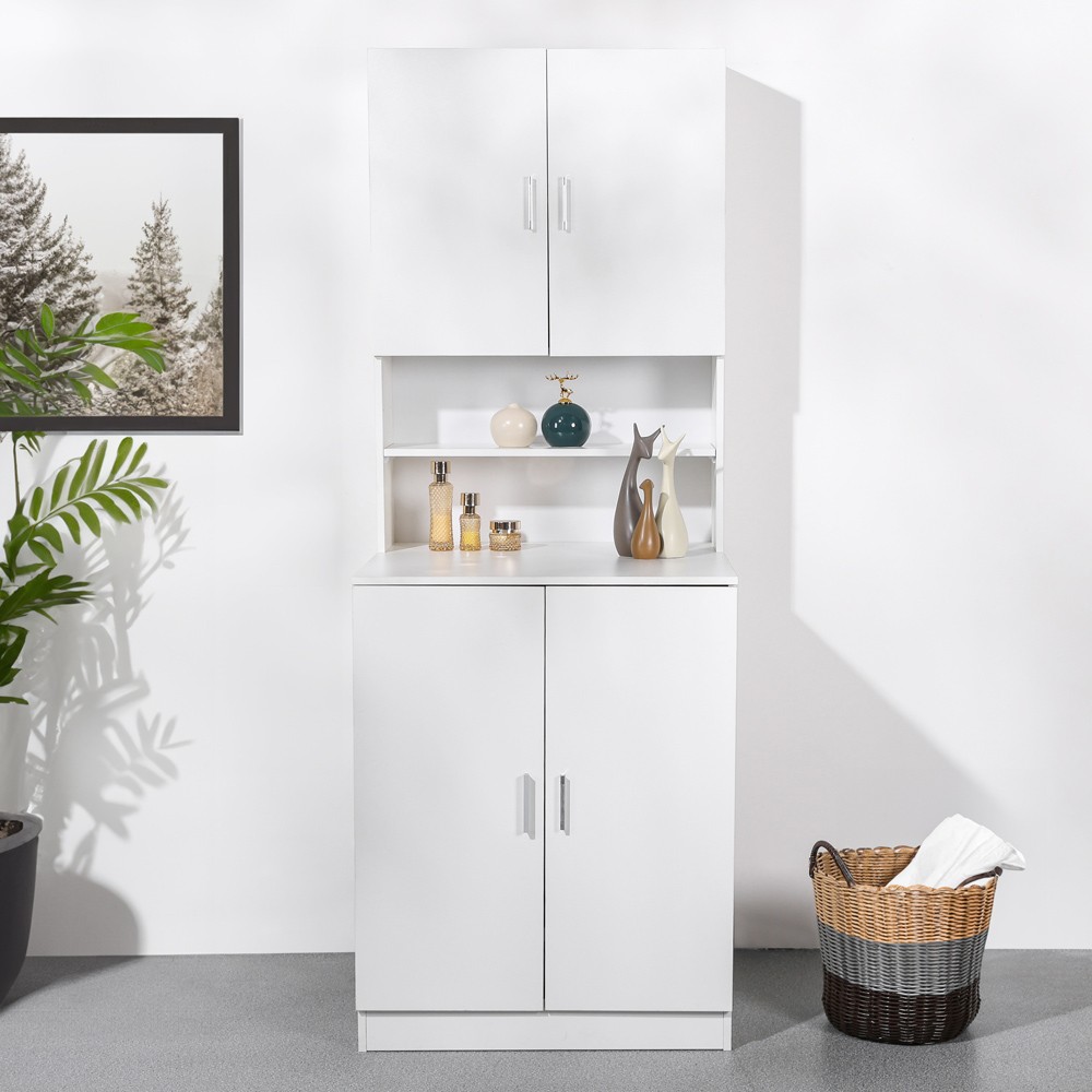 Móvel para Máquina de Lavar com Portas Moderno Elegante Lario