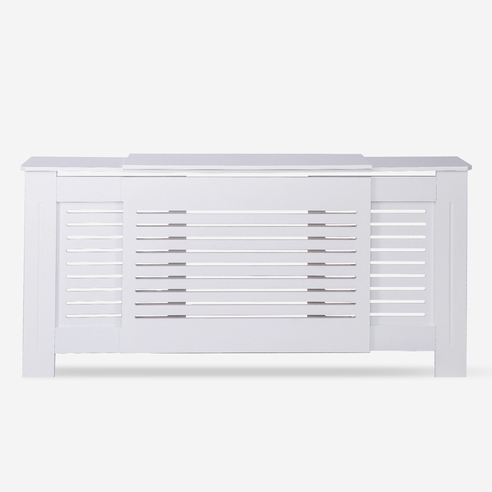 Cobertura para Radiador Expansível Moderna em Madeira 140-203x19x81,5h Depper