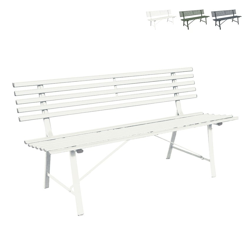 Banco de Ferro para Jardim Exterior Clássico de 3 Lugares 150x57x76cm Iven Oferta Banco de Ferro para Jardim Exterior Clássico de 3 Lugares 150x57x76cm Iven Oferta