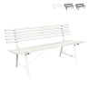 Banco de Ferro para Jardim Exterior Clássico de 3 Lugares 150x57x76cm Iven Oferta