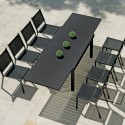 Mesa Extensível para Exterior 135-270x90cm Jardim 8-10 Pessoas Fenis Saldos
