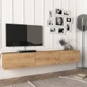 Móvel porta TV suspenso 3 portas 180 cm sala de estar design moderno Damla Saldos