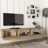 Móvel porta TV suspenso 3 portas 180 cm sala de estar design moderno Damla Características