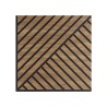 20 x painel decorativo 58x58cm acústico de madeira de nogueira Deco MXN Escolha