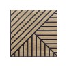 20 x painel de madeira de carvalho fonoabsorvente decorativo 58x58cm Deco MXR Escolha