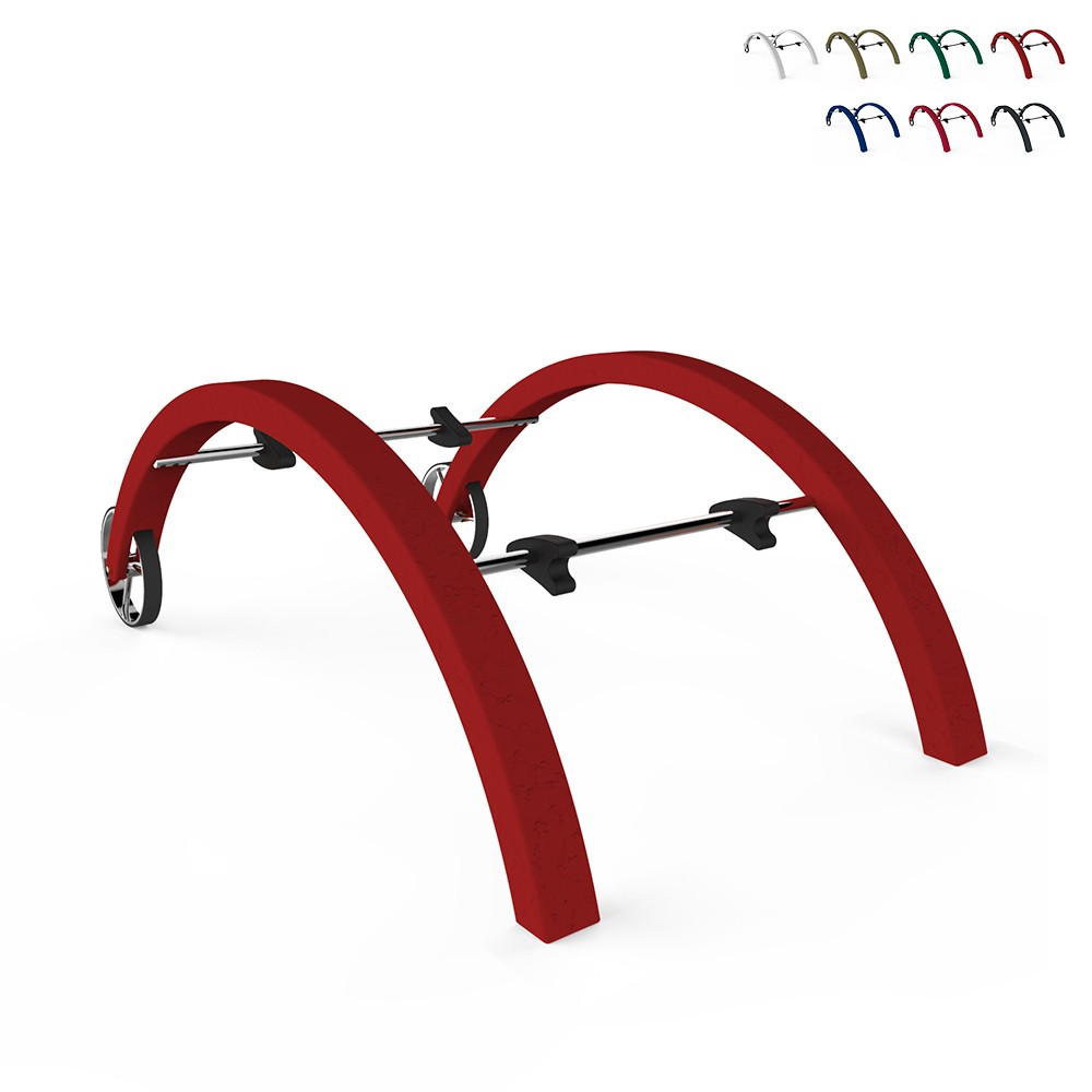 Suporte para espreguiçadeira S910 com rodas e apoio de braços Serendipity S010 Arkema