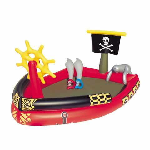 Piscina insuflável barco dos piratas Bestway 53041 Play Center