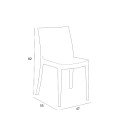 Conjunto de jardim: mesa quadrada 80x80cm rattan 4 cadeiras preto Nisida Dark 