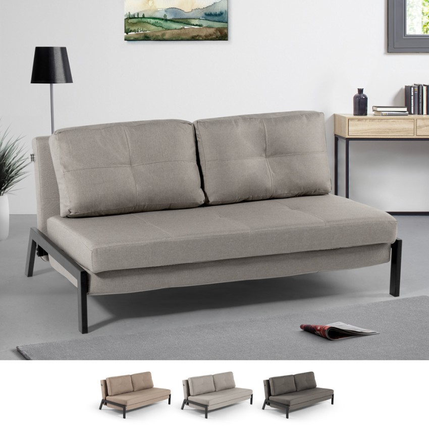 Sofá-cama moderno com 2 lugares em tecido para sala estar Bellamy Venda