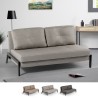 Sofá-cama moderno com 2 lugares em tecido para sala estar Bellamy Venda