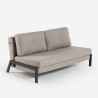Sofá-cama moderno com 2 lugares em tecido para sala estar Bellamy Modelo