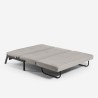 Sofá-cama moderno com 2 lugares em tecido para sala estar Bellamy Custo